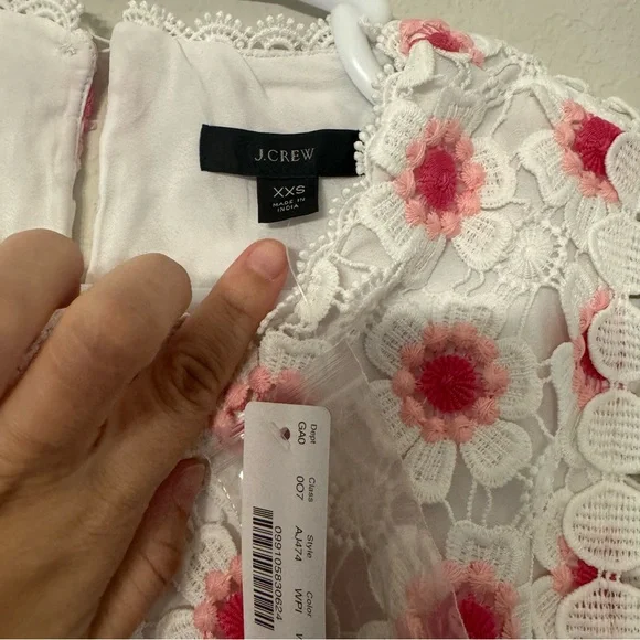 J. Crew Floral Crochet Top - Picture 5 of 5